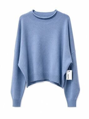 Sonoma Light Blue Cozy Knit Sweater dolman sleeve nwt size large oversized